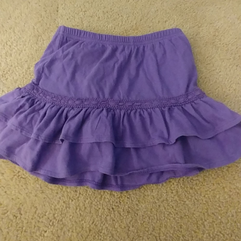 Little girls purple skirt